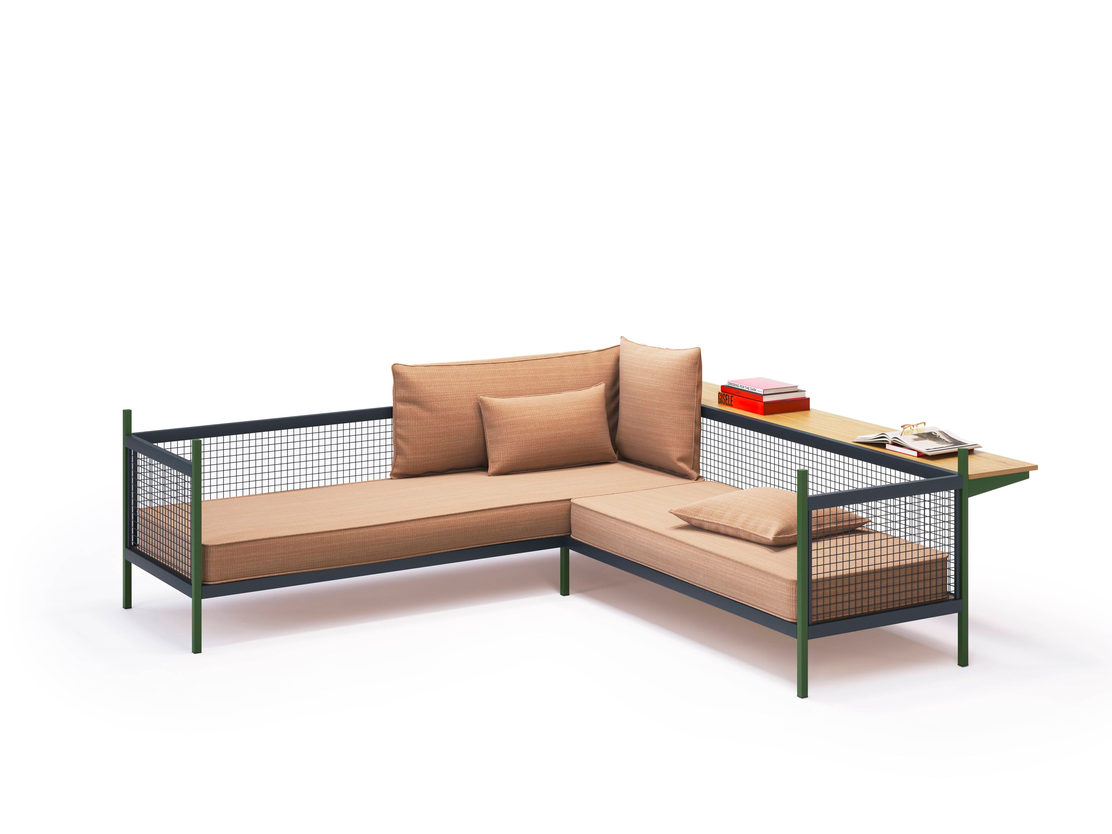 Офис двухсторонний угловой диван Established&Sons сетка ARCH-00116515