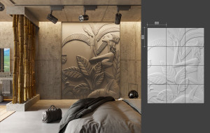 B-64 AURORA LAB.Space Барельеф