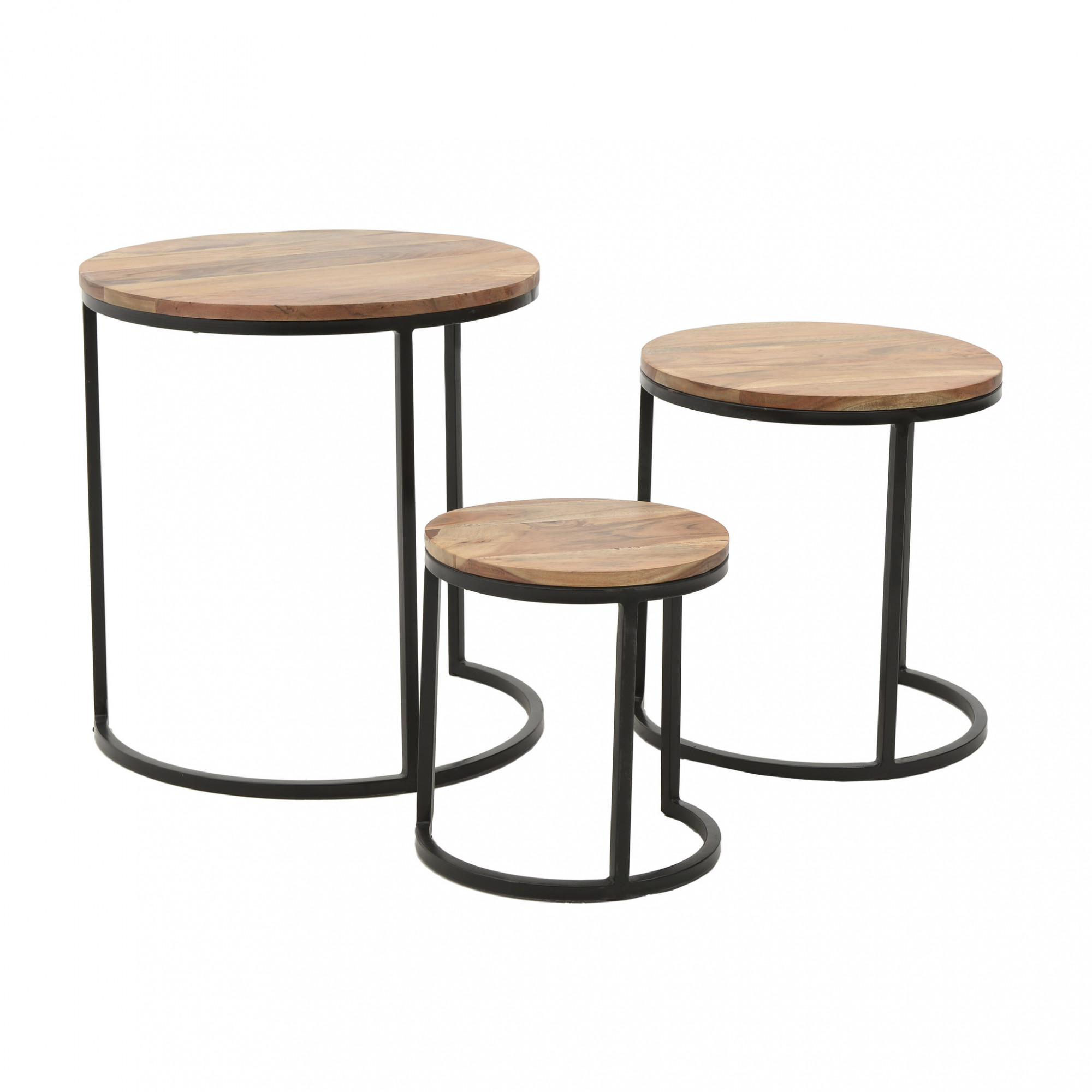 7850053.0010 Стол, набор 3шт - 50Х50Х50 / 43Х43Х45 / 33Х33Х38 TO4ROOMS 