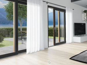 Раздвижные окна из ПВХ с двойным остеклением