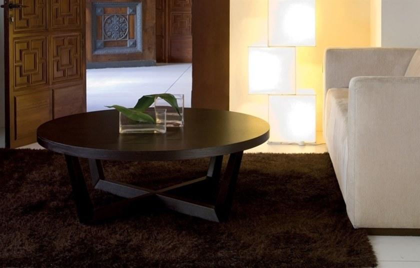 Andreu World Низкий круглый журнальный столик из дуба Uves Me3686 / me3687 - Вид №3