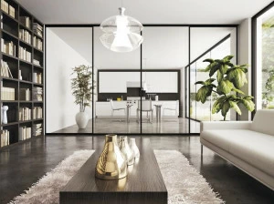 BLUINTERNI Раздвижная стеклянная дверь Quadro-move