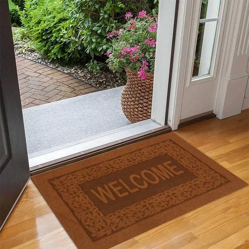 Коврик грязезащитный полипропилен/латекс 40x60 см цвет бежевый CTIM STLM-2057622 - Вид №5