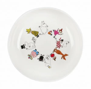 Пиала Муми-тролли, меламин, Martinex LE-VILLAGE МУМИ-ТРОЛЛЬ 044732 Белый