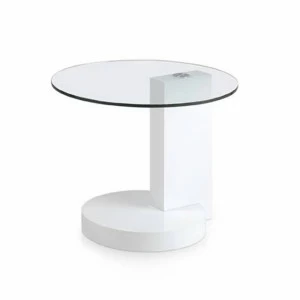 Журнальный столик со стеклянной столешницей белый Personal от Angel Cerda ANGEL CERDA PERSONAL 00-3865532 Белый