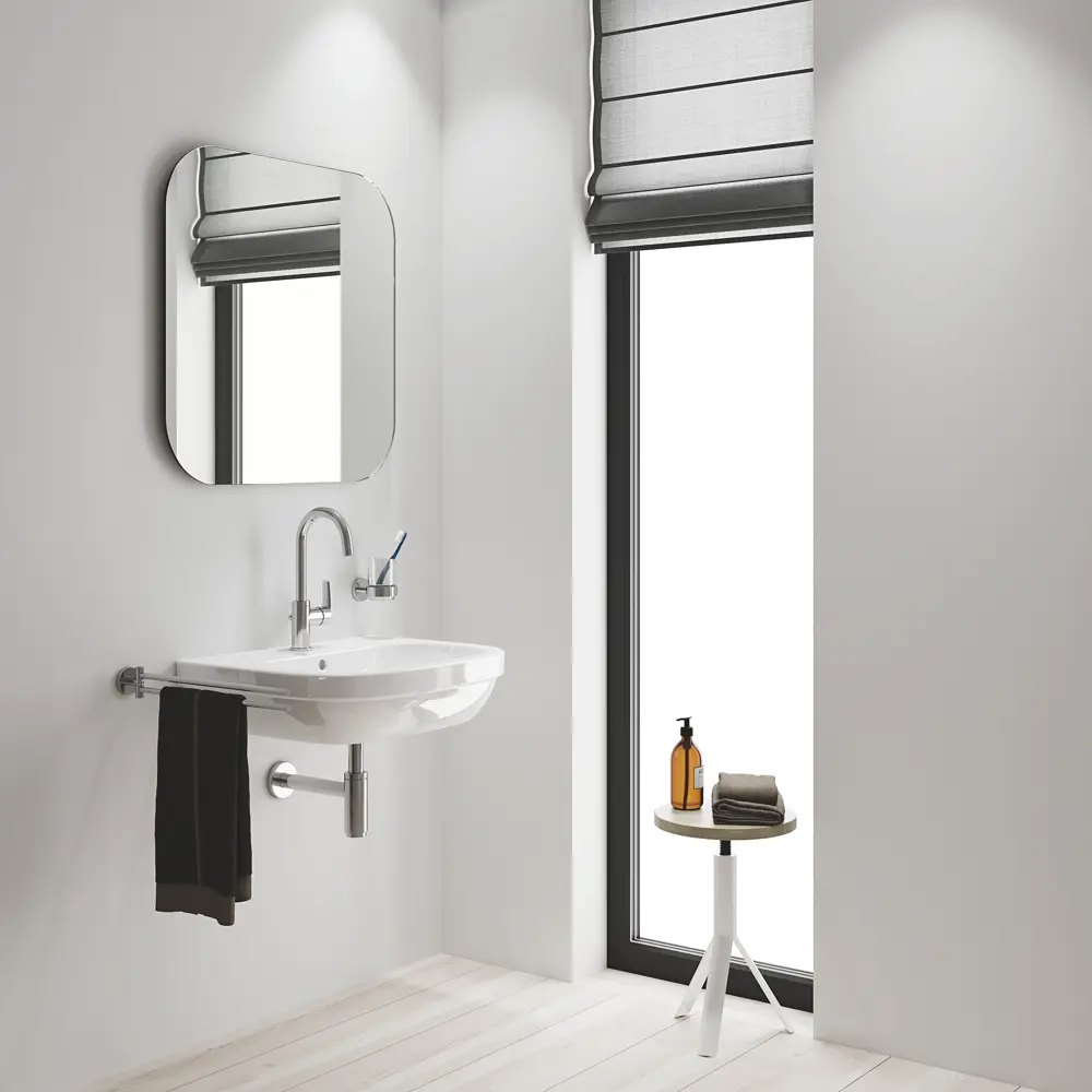 Смеситель для раковины Grohe Start однорычажный с высоким изливом цвет хром 18794412 STLM-2094350  - Вид №5