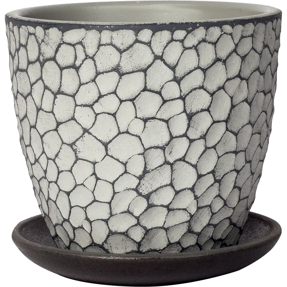 Santreyd Горшок «Манго» бетонный с рельефной текстурой для комнатных растений 82113273 STLM-0019381