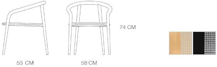 Branca Lisboa Стул с подлокотниками sun-id-1427155 - Вид №6