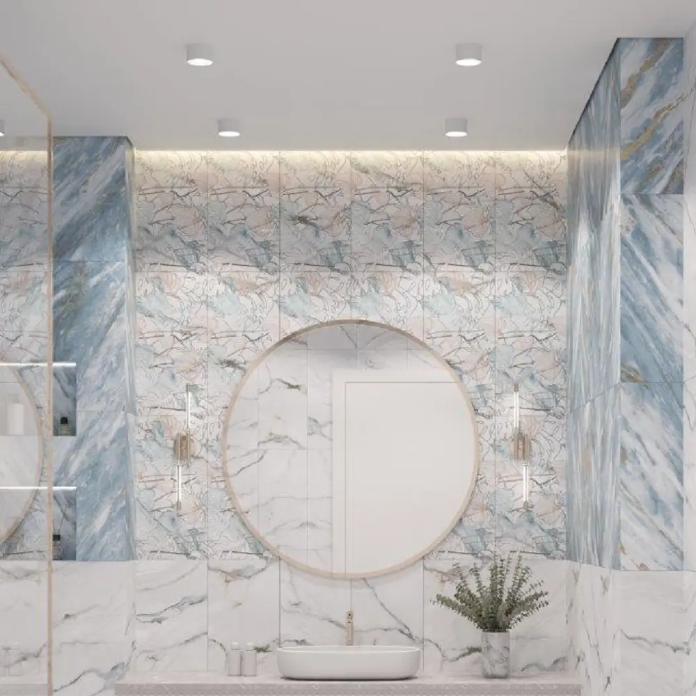 AXIMA Байкал — настенная плитка с природным узором листьев 30х60 см 89231672 STLM-0947357