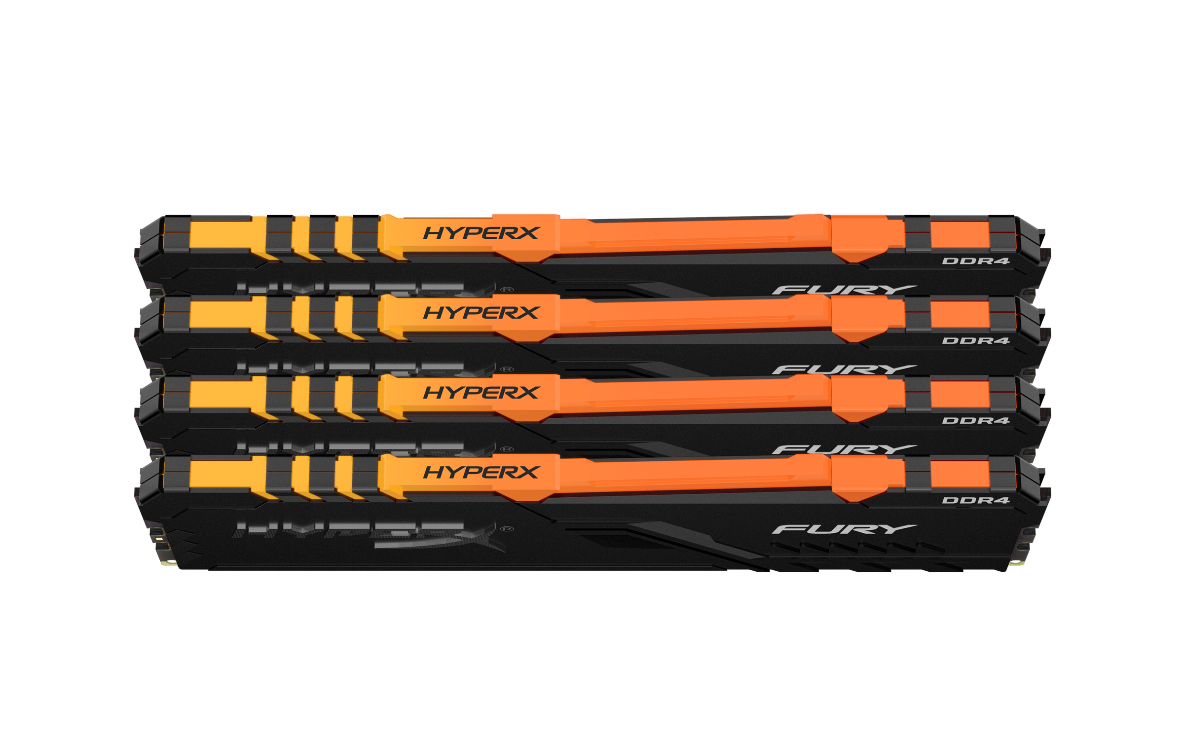 HX436C18FB4AK4/64 64gb 3600mhz ddr4 cl18 dimm (kit of 4) hyperx fury rgb Kingston Santreyd  - Вид №4