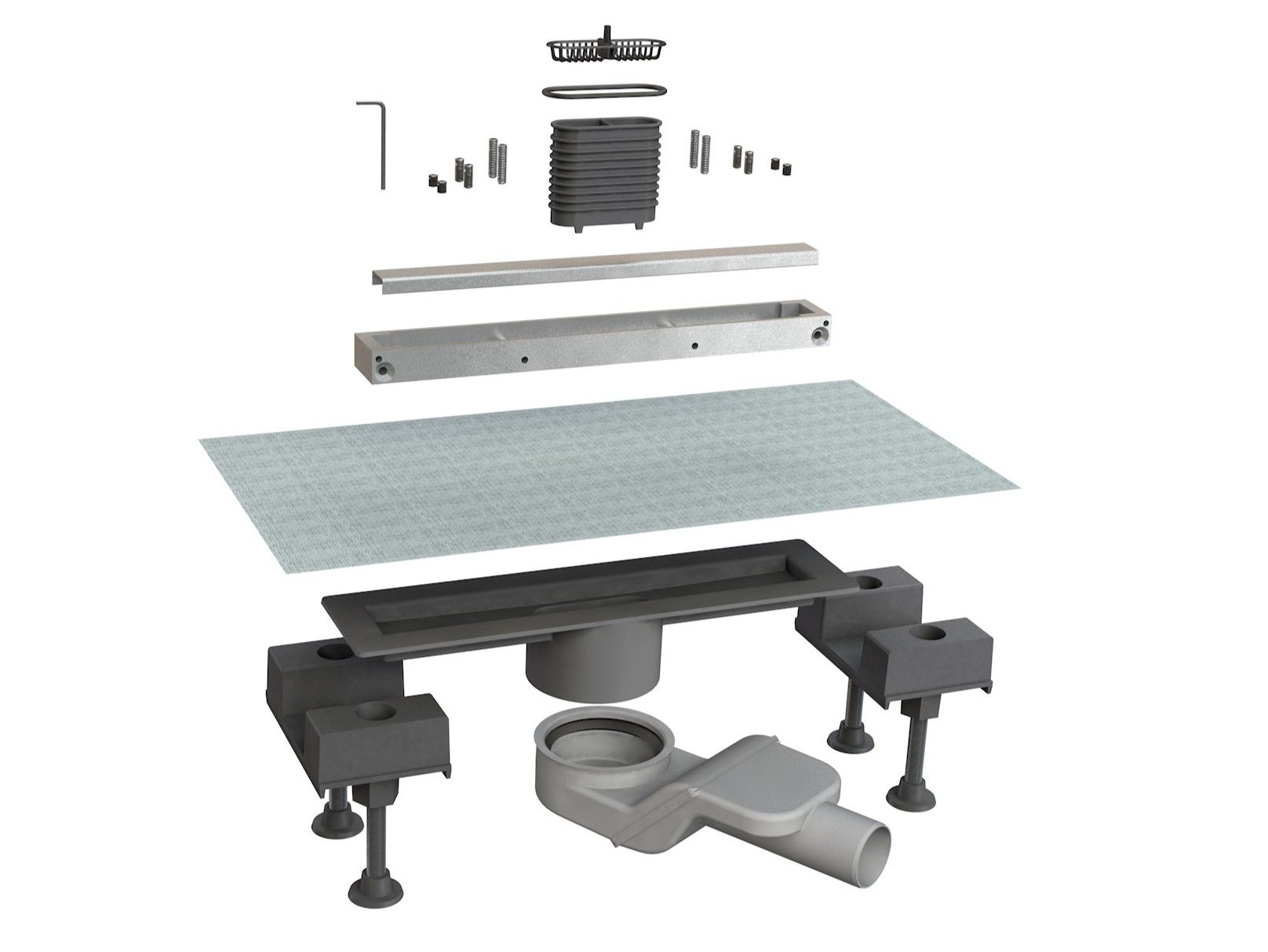 Слив для душа из нержавеющей стали Bonomini Canalissima ARCH-00124801 - Вид №1