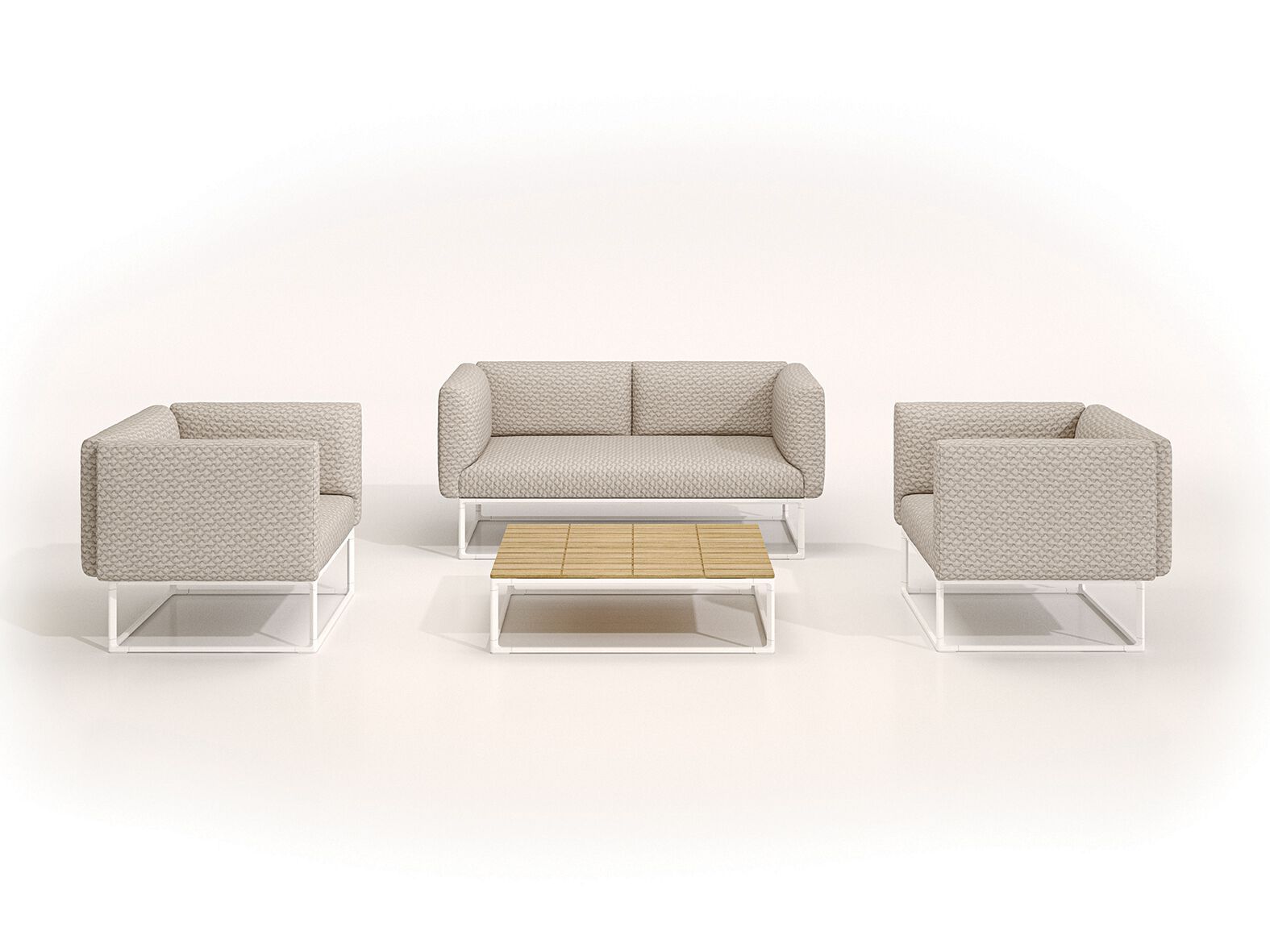 Тканевое садовое кресло с подлокотниками Gloster Maya ARCH-00056249 - Вид №2