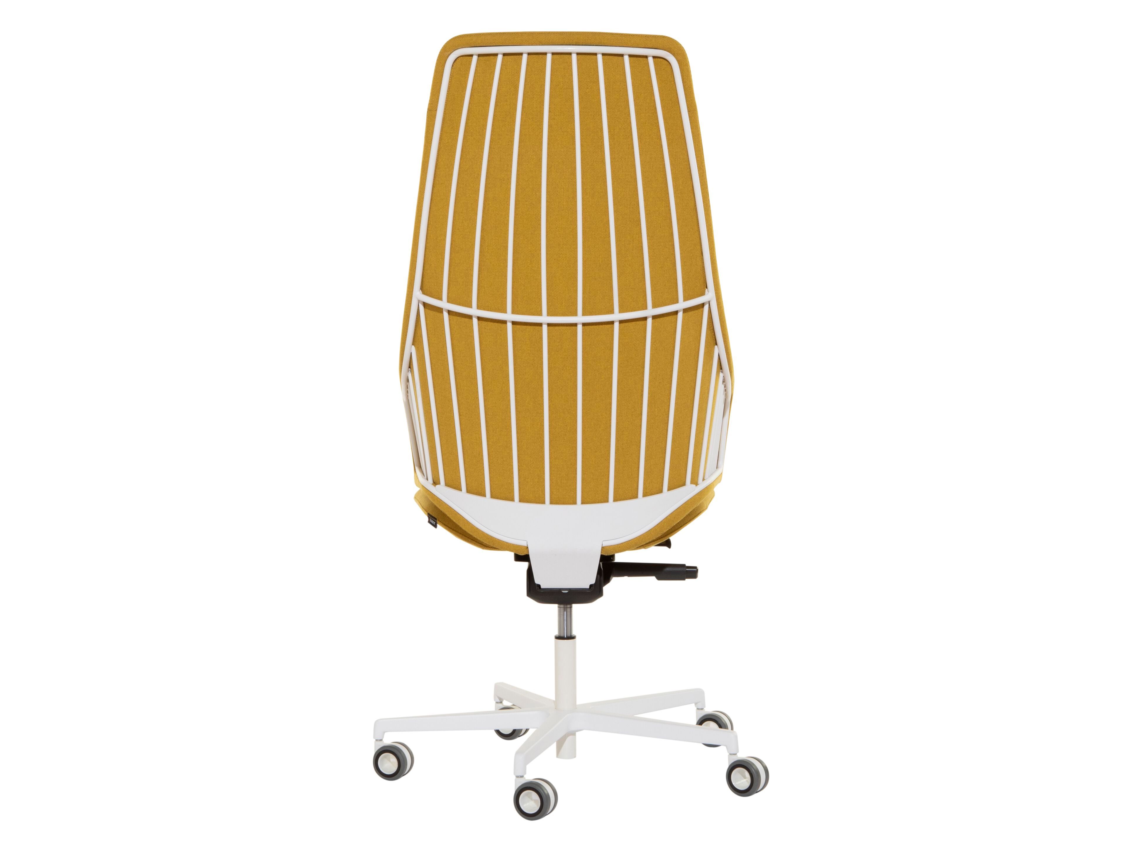 Регулируемое по высоте офисное кресло с колесами 5 спиц Luxy Италия ARCH-00013144