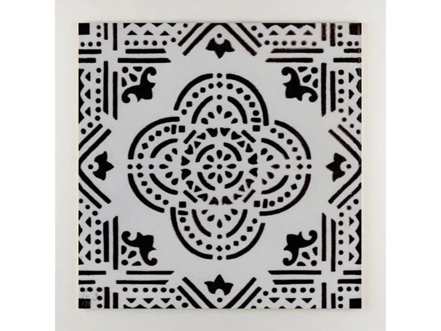 Пол / покрытие ручной работы La Riggiola черный и белый ARCH-00046168