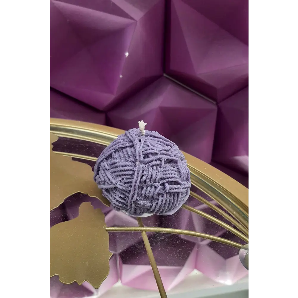 Свеча формовая Полуклубочек с нитками цвет мультиколор 5 см Santreyd STLM-2190680 - Вид №2