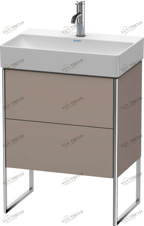 XS445304343 XSquare Тумбочка напольная компакт Базальт матовый, декор Duravit