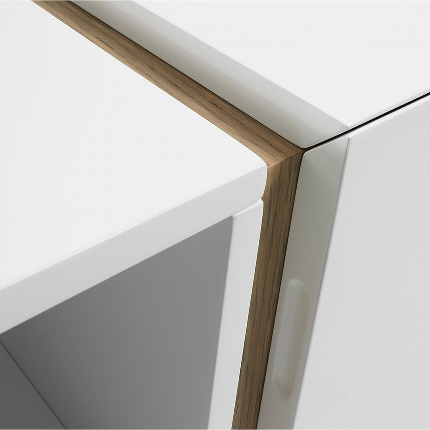 035192 Тумба под ТВ QU 140 белая La Forma De  - Вид №1