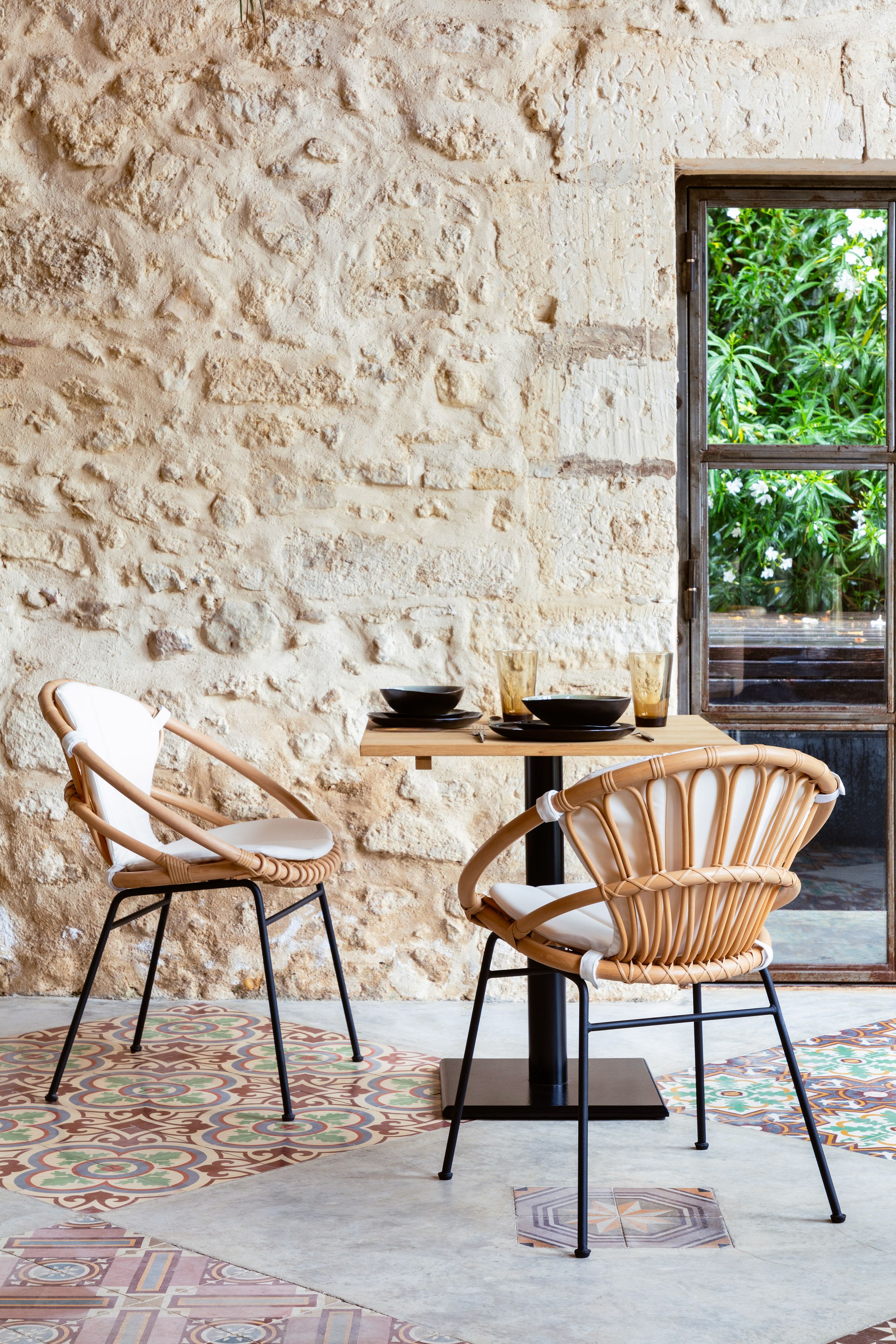 Квадратный стол из стали и дерева Vincent sheppard QUADRO ARCH-00036077 - Вид №3