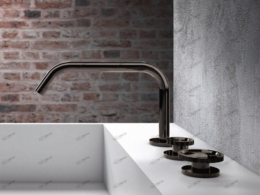 GEDA Смеситель для раковины на 3 отверстия, без сливного крана Tibò Tib12 Santreyd