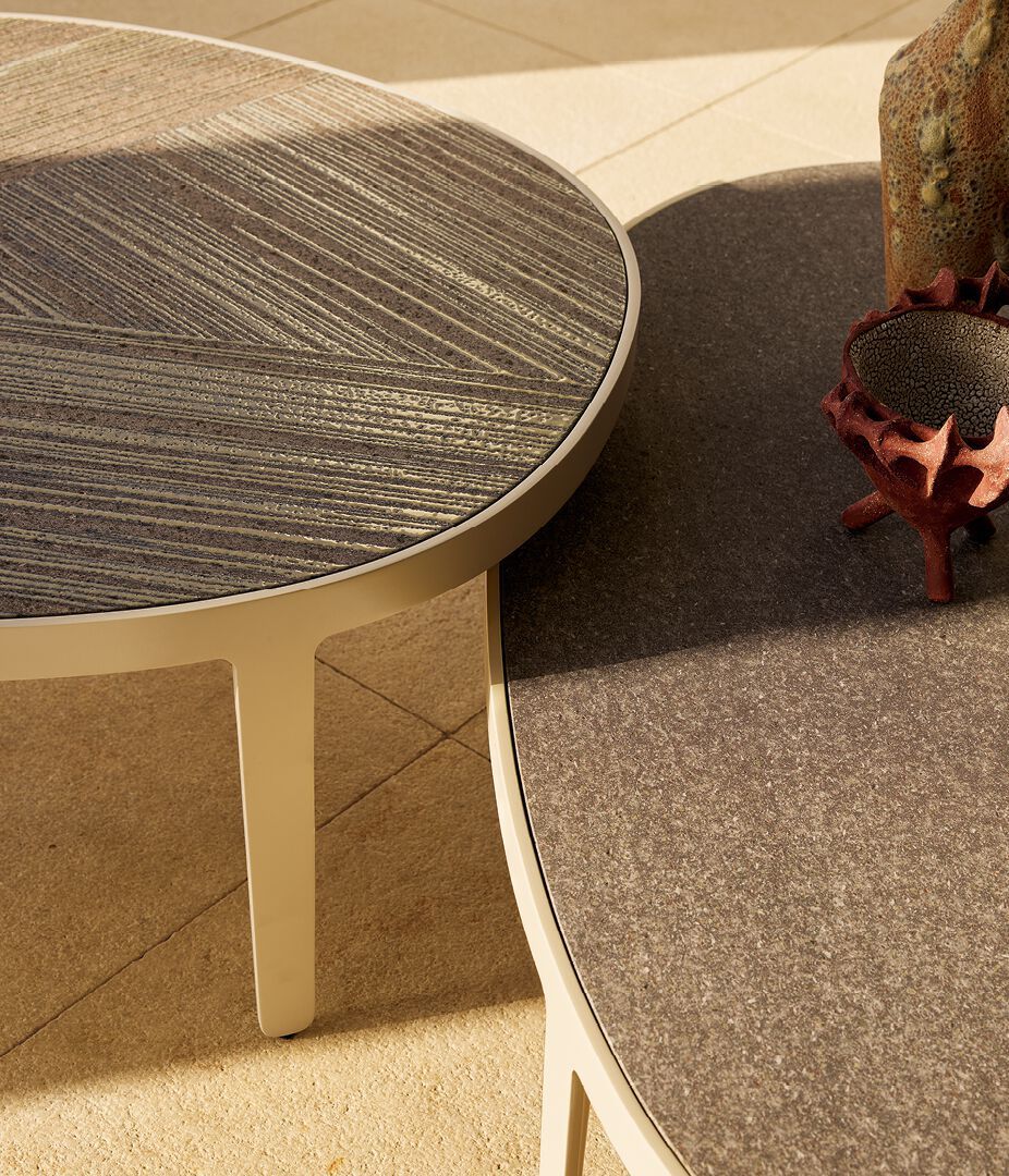 Садовый столик из окрашенной стали и каменной столешницы Poliform Mad Out ARCH-00121969 - Вид №3