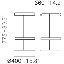 Pedrali Поворотный табурет Tx 4407 - Вид №2