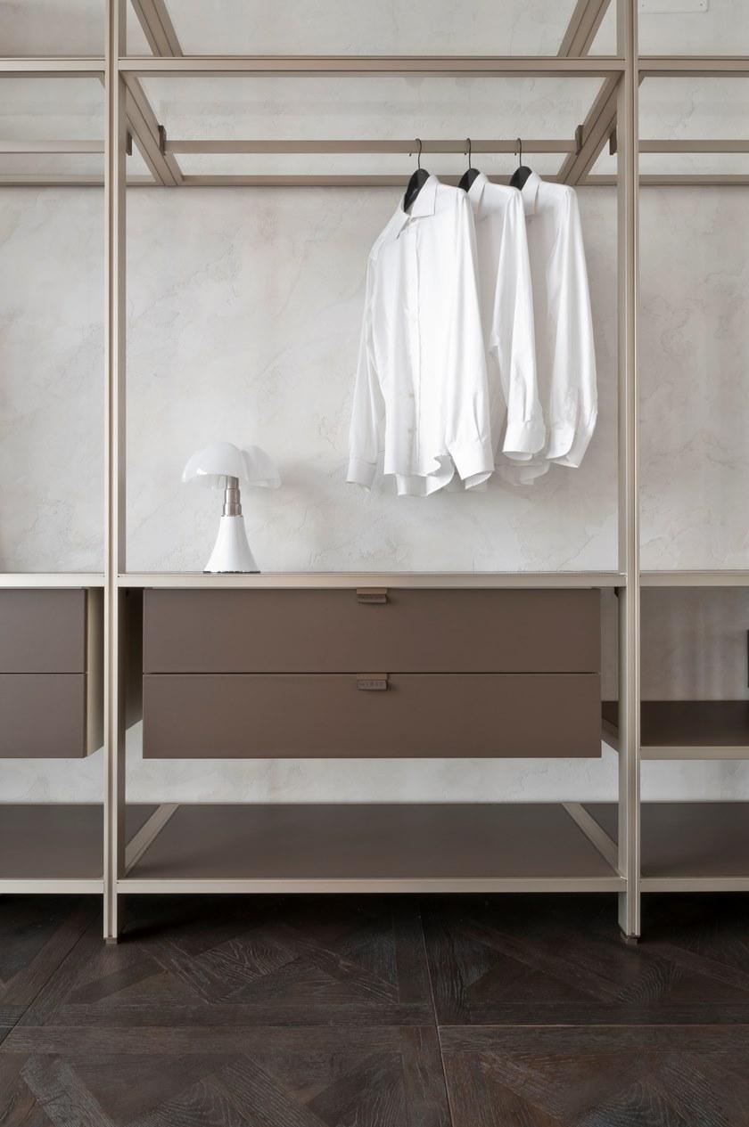 ALBED Модульная гардеробная из дерева и стекла Solo sun-id-1363816 - Вид №7