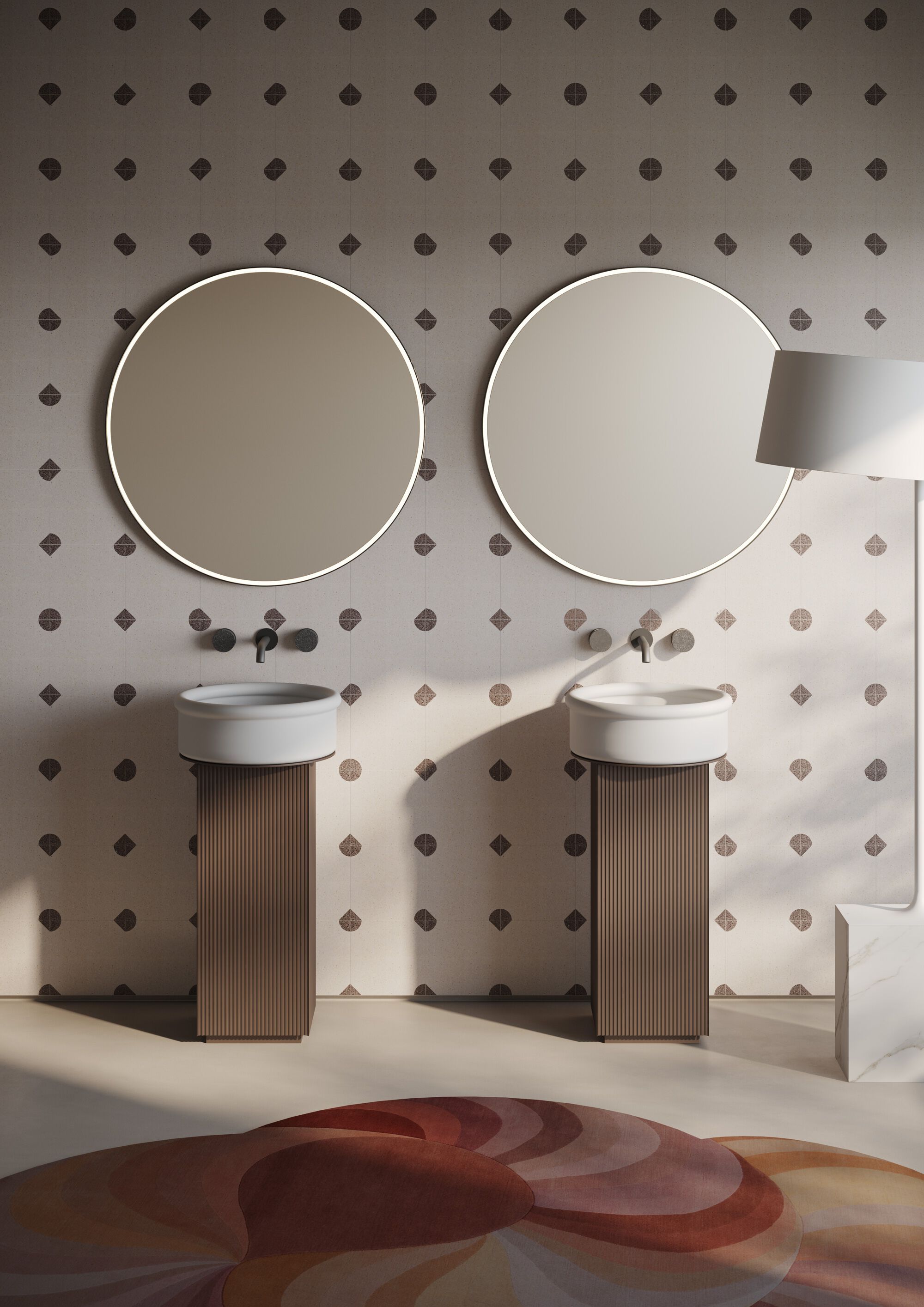 Деревянный напольный умывальник с дверцами ArtCeram MONO ARCH-00063919 - Вид №1