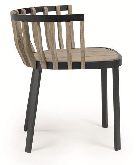 Ethimo Садовый стул из тика с подлокотниками Swing Swpd05 - Вид №13