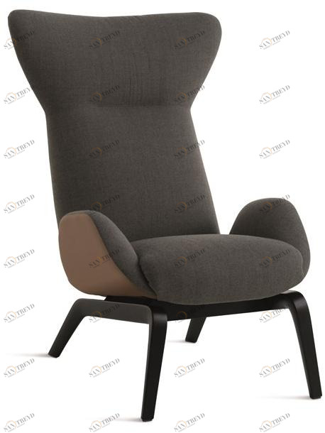 Casamania & Horm Кресло из ткани или кожи с высокой спинкой sun-id-1346689