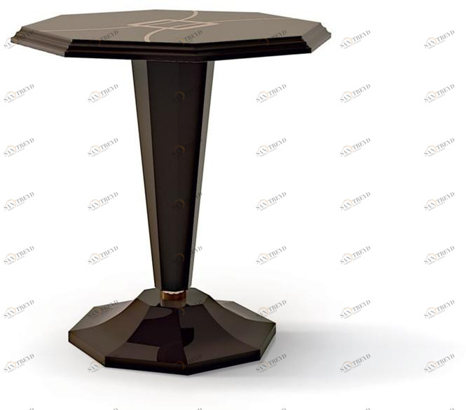 Carpanese Home Высокий восьмиугольный деревянный стол Contemporary 7030 - 7330