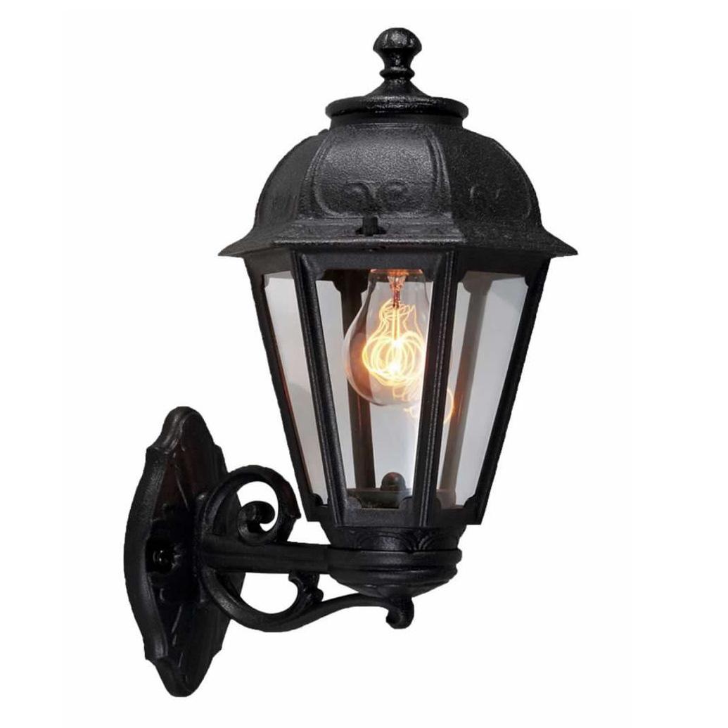 Уличный настенный светильник Fumagalli Bisso/Saba K22.131.000.AXF1R FUMAGALLI ПОД СТАРИНУ, ФОНАРЬ 272777 Черный  - Вид №3