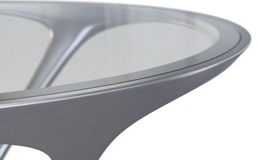 Roche Bobois Круглый обеденный стол из стали и стекла Les contemporains sun-id-1503678 - Вид №2