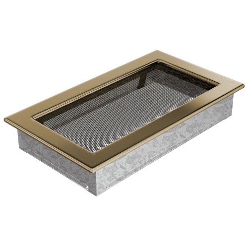 Вентиляционная решетка Kratki 17х30 (золото) 4145 - Вид №1