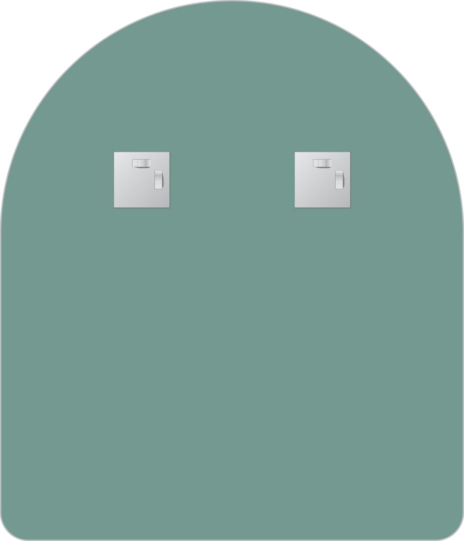 BY 0016 Зеркало со шлифованной кромкой EVOFORM Primary - Вид №2