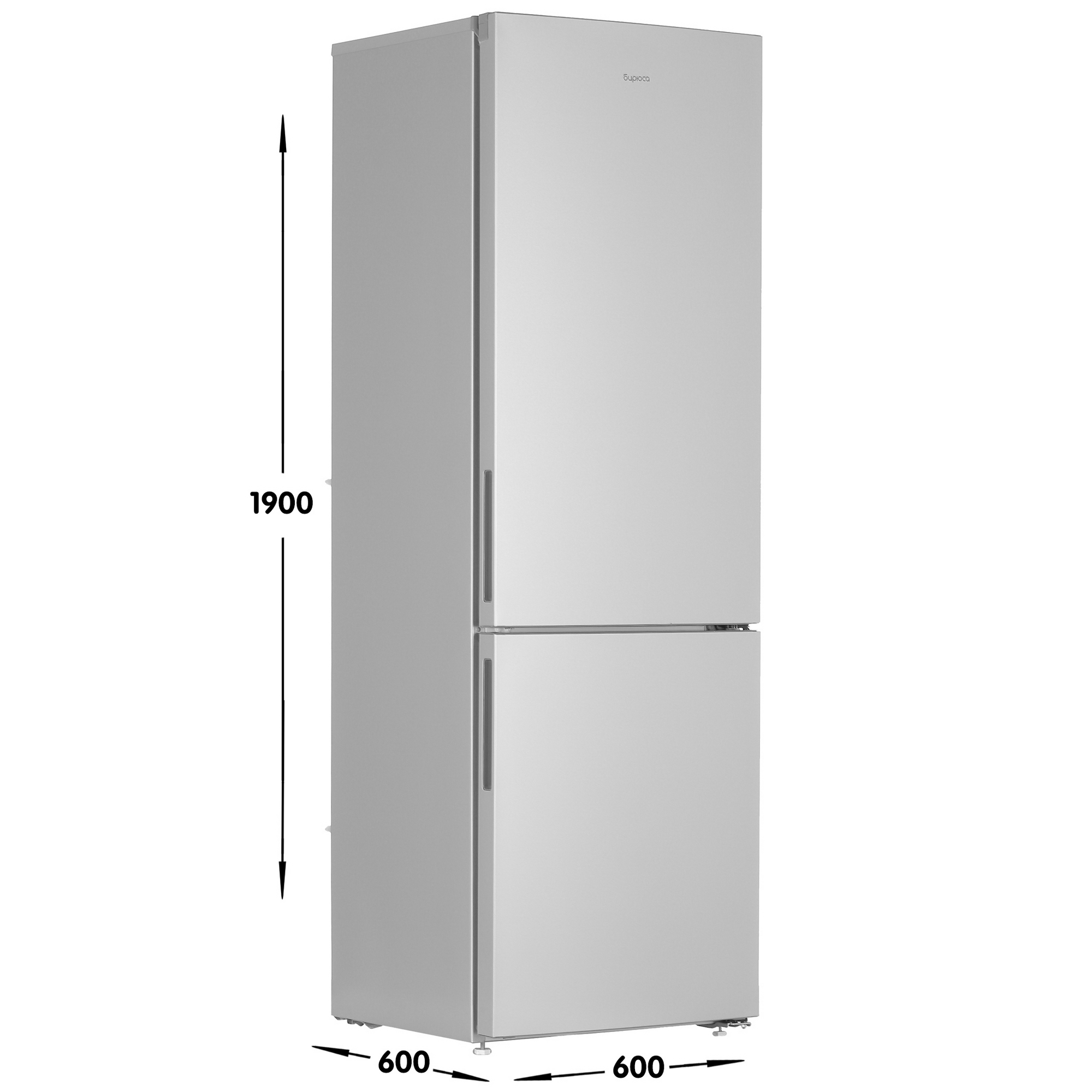 5348122 Холодильник с морозильником   Бирюса M6027 серый STDN-0039352 - Вид №6