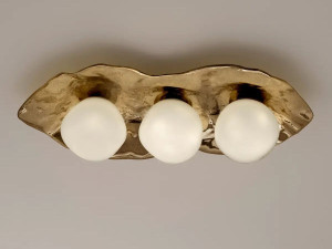 Светодиодный потолочный светильник ручной работы из муранского стекла и металла