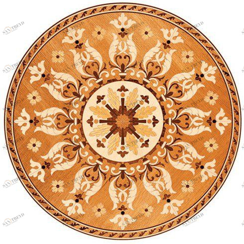 Художественный паркет Da Vinci Розетка 26-167 Дуб Селект (Гладкая) х1000диаметр мм 260090167