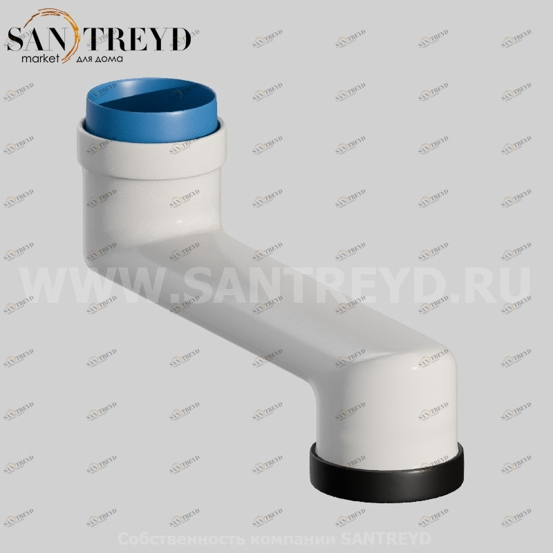 VA026 Колено трубы для слива для напольных унитазов см белое Globo ACCESSORIES Италия Ceramica Globo