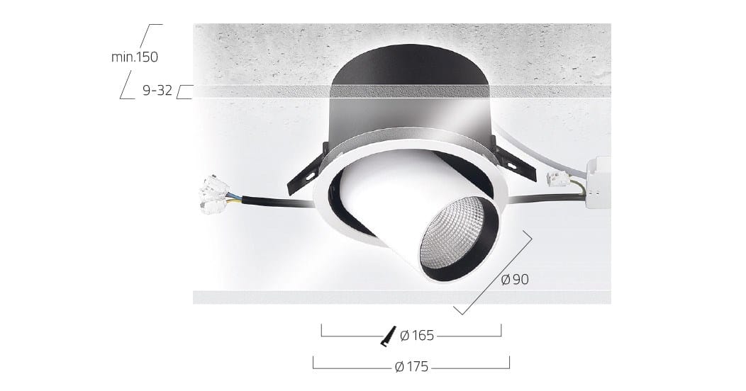 Регулируемый светодиодный прожектор Lightnet Midpoint ARCH-00141071 - Вид №3