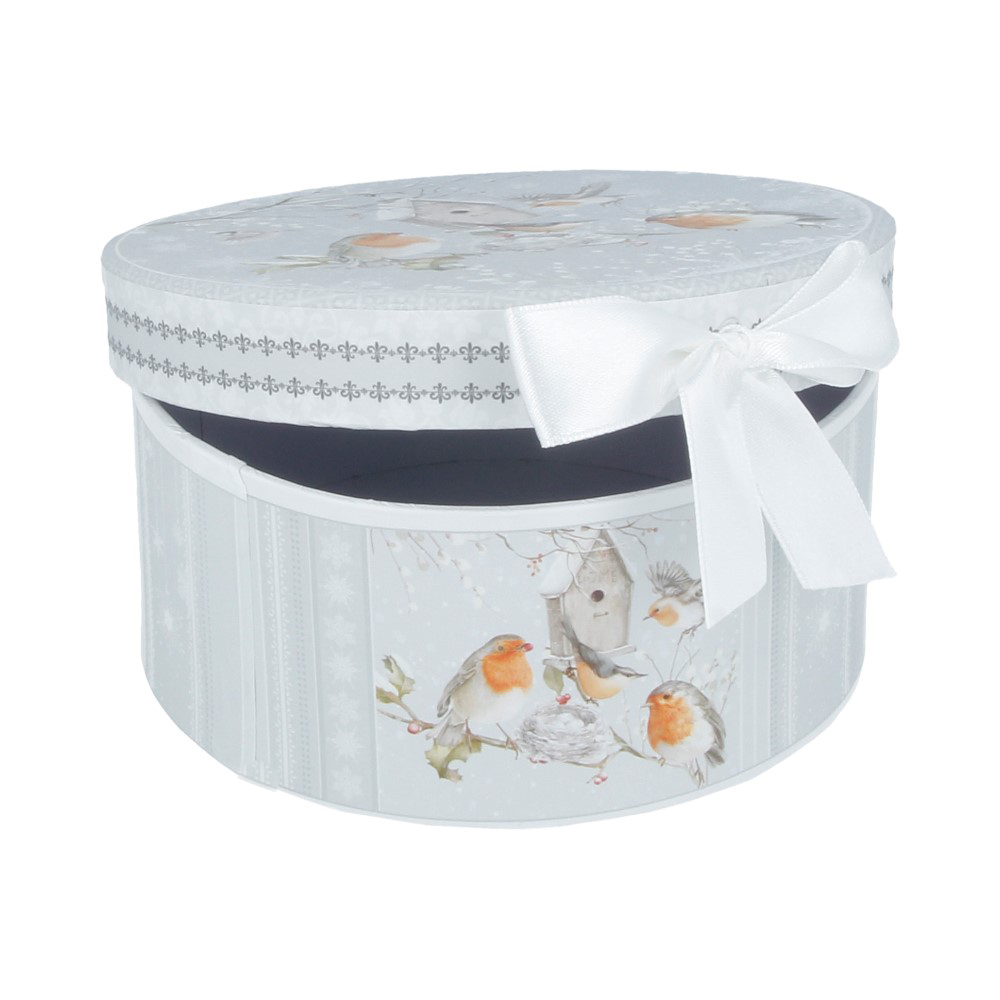 304/4 Коробка картонная круглая бумажная в ассортименте №03 мини Grand Gift 