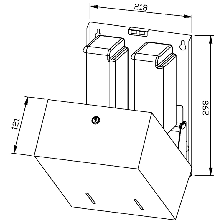 731725 Комбинированное мыло/лосьон (сенсор) WP585e WAGNER_EWAR A-LINE Wagner Ewar  - Вид №1