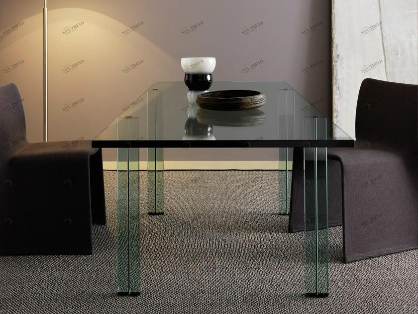 FontanaArte Прямоугольный стол из флоат-стекла Teso sun-id-1503715