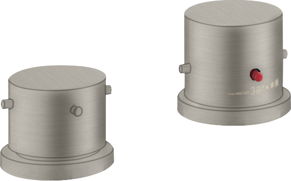 10480800 Термостатический смеситель для ванны на 2 отверстия с нулевой ручкой AXOR STARCK