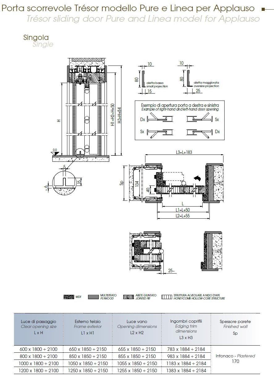 Scrigno Лакированная раздвижная дверь без косяков и наличников Trésor Tresor sun-id-1466663 - Вид №10