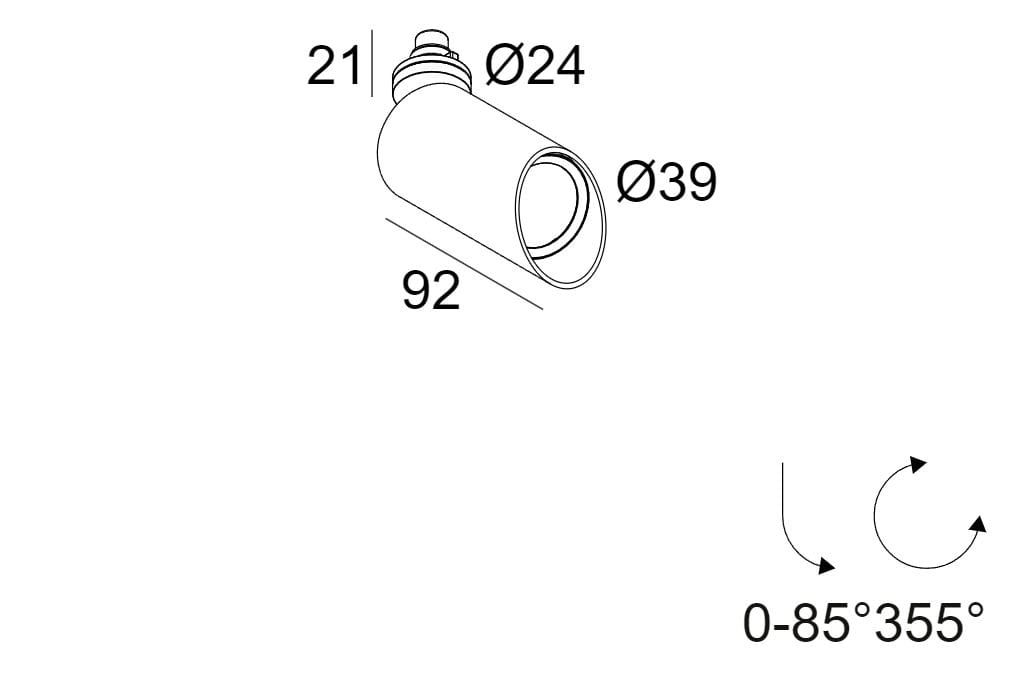 Wall washer orientabile a LED Deltalight Spy ARCH-00057250 - Вид №1