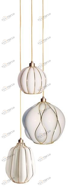 Concept Verre Подвесной светильник с прямым светом в стекле Casamance Santreyd sun-id-1427438