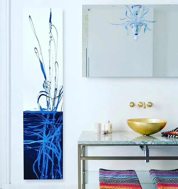 Водяной радиатор 220 x 60 cm Dune bleu Cinier  1178 Вт sun-id-1218106 - Вид №1