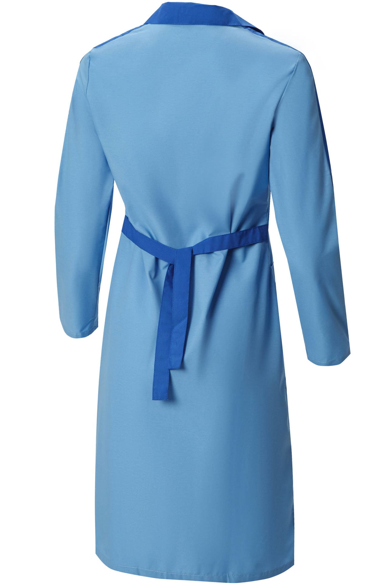 62833 Халат "Радуга NEW" длинный рукав голубой василек  Одежда для обслуживающего персонала  размер 44 Спецодежда  - Вид №1
