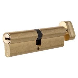 Цилиндр Apecs SM-110-C-G, 55x55 мм, ключ/вертушка, цвет золото