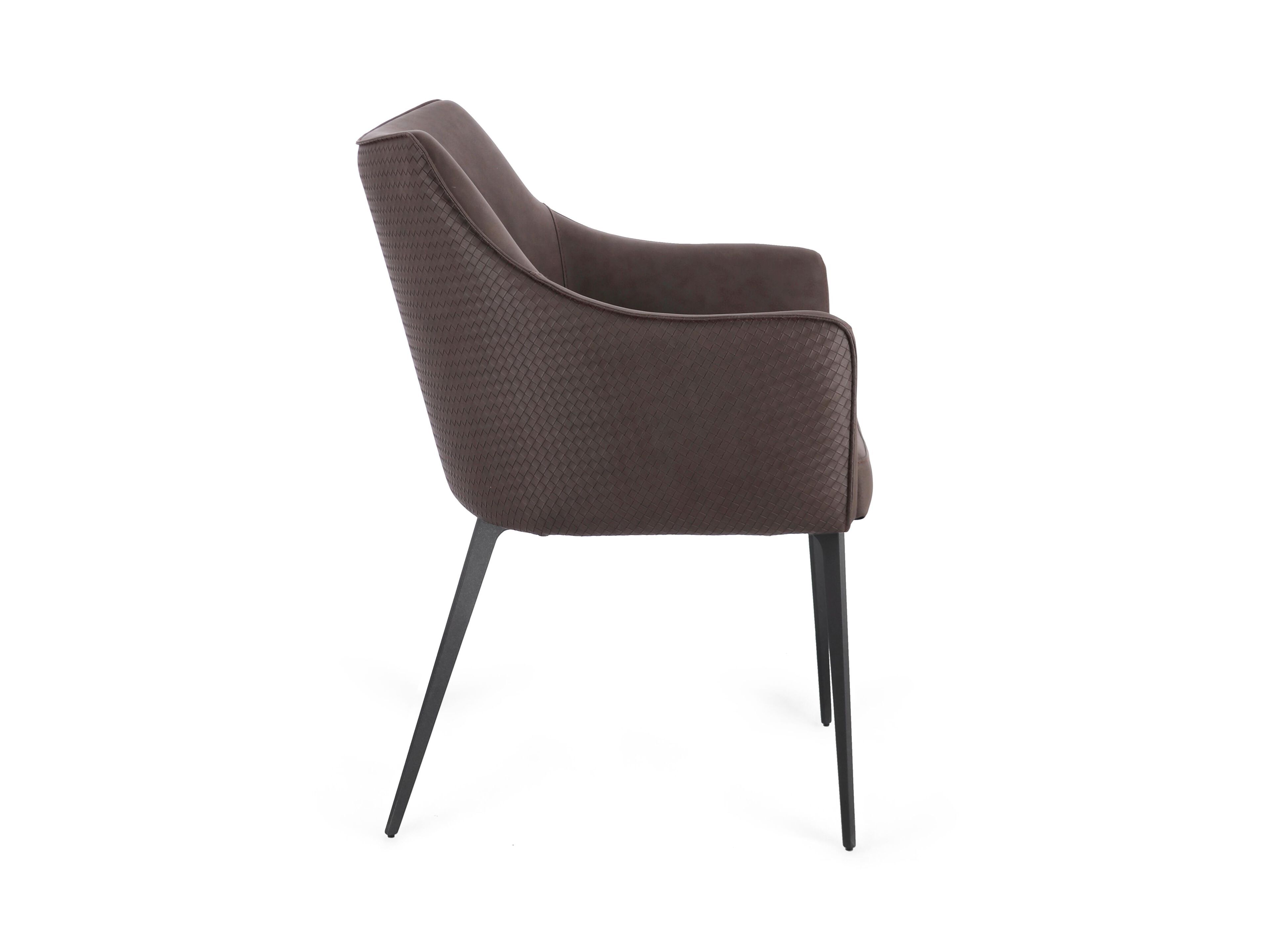 Мягкий стул из искусственной кожи с подлокотниками BIZZOTTO RUSSELL ARCH-00054797 - Вид №3